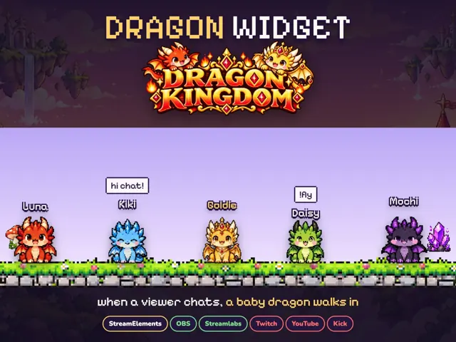 Baby Dragon Kingdom (Pixel) Widget