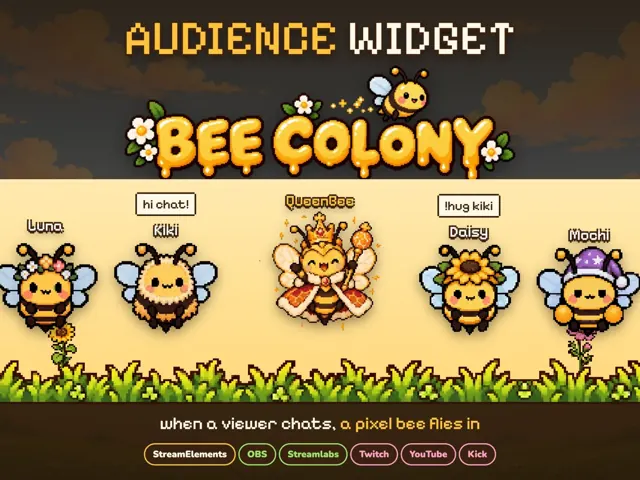 Bee Colony (Pixel) Widget