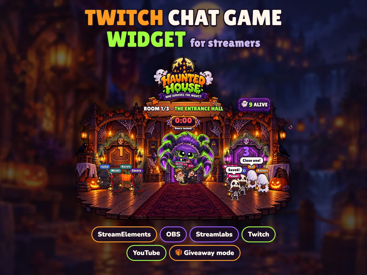 Haunted House Widget: the widget at a glance