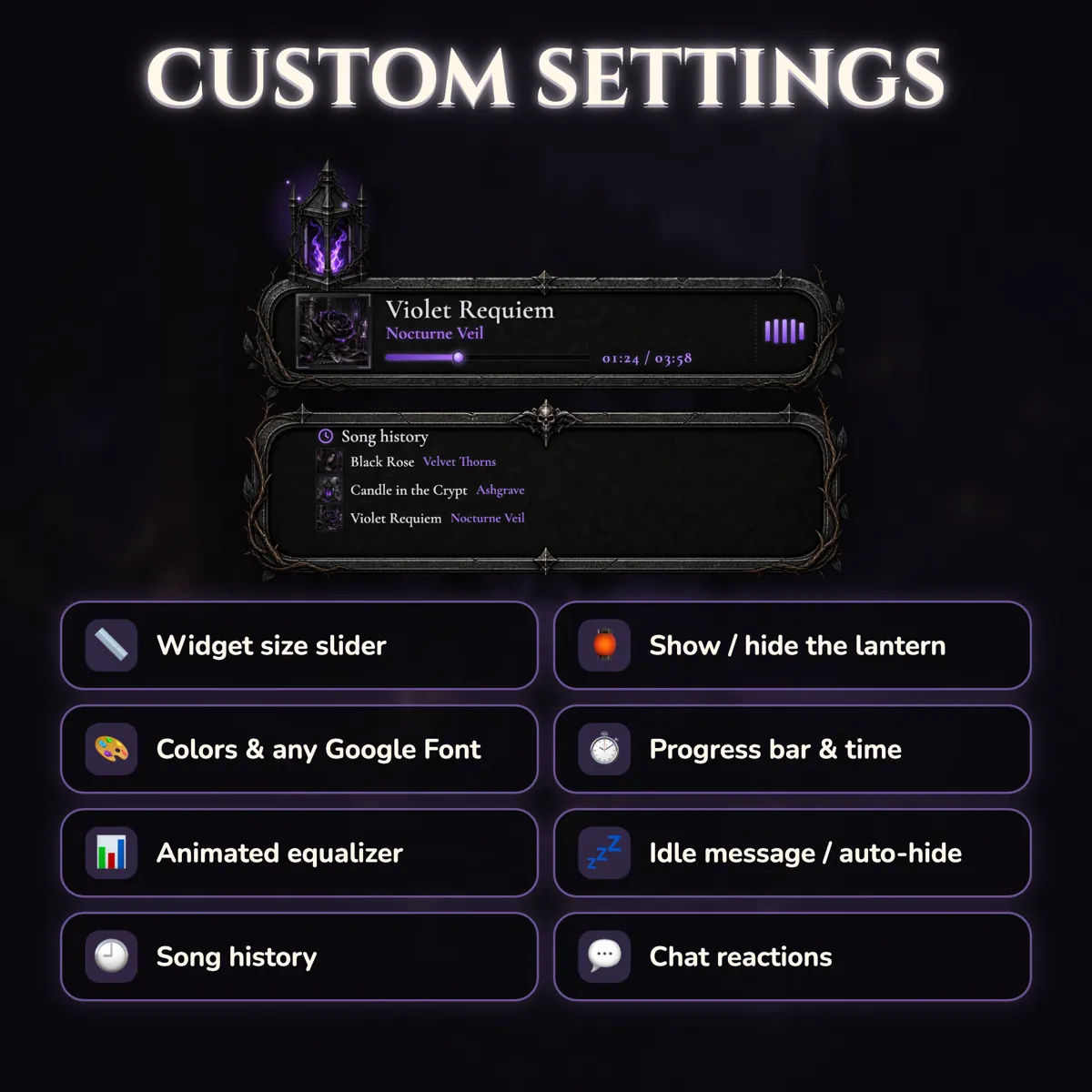 Customize.