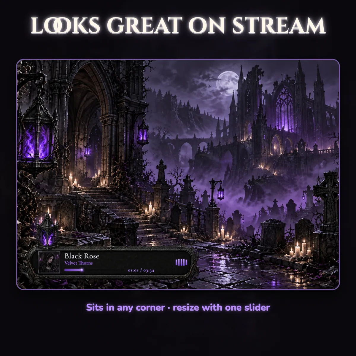 Widget on a live stream scene