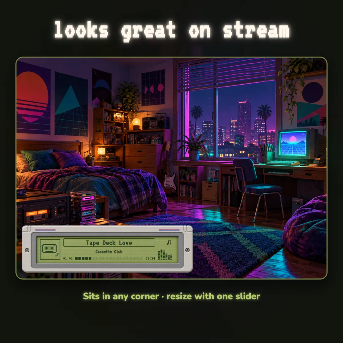 Widget on a live stream scene