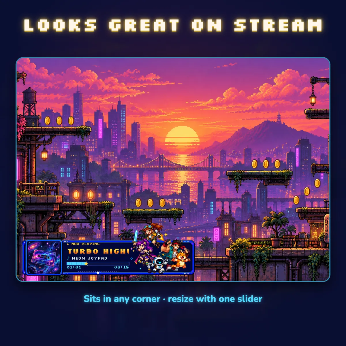 Widget on a live stream scene