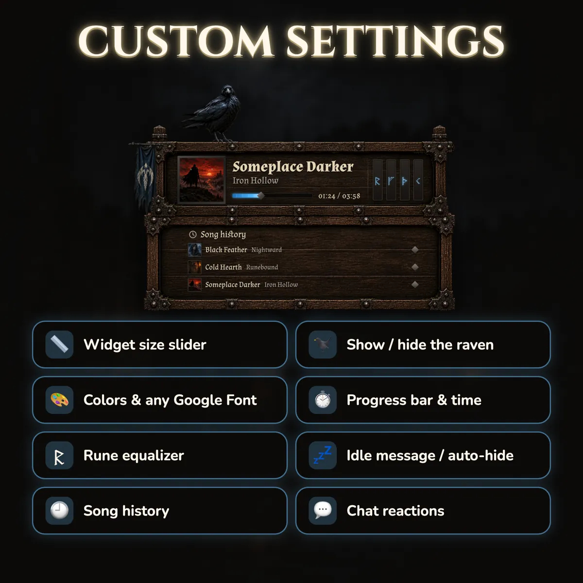 Customize.