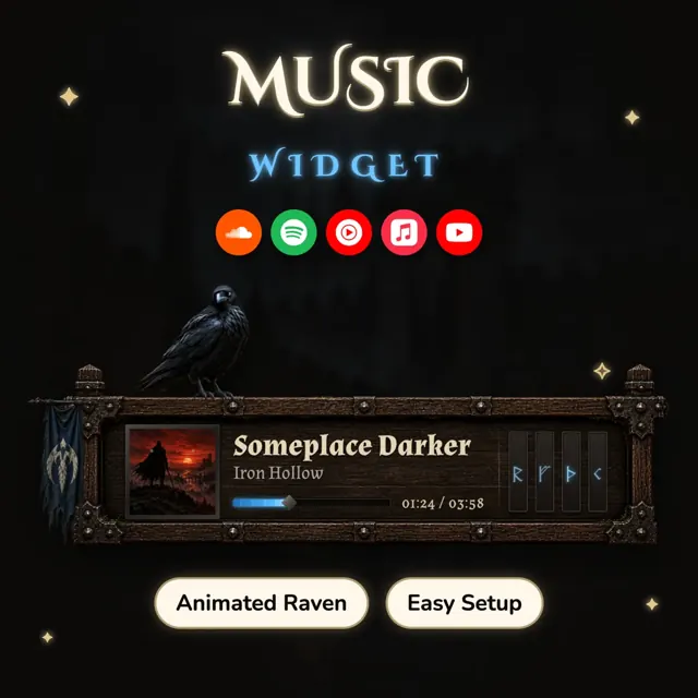 Raven Music Widget