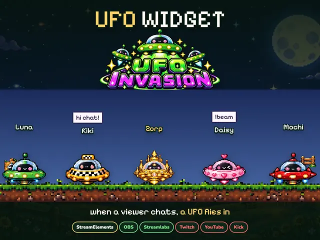 UFO Invasion (Pixel) Widget