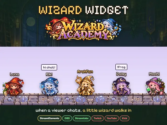 Wizard Academy (Pixel) Widget